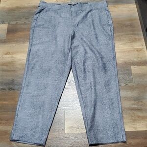 Torrid studio NWT grey tall luxe ponte pull on tapered pant